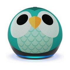 Amazon Echo Dot Kids 5th Gen - Adorable Owl Design - Fun & Interactive Smart Speaker for Children - Perfect Gift!